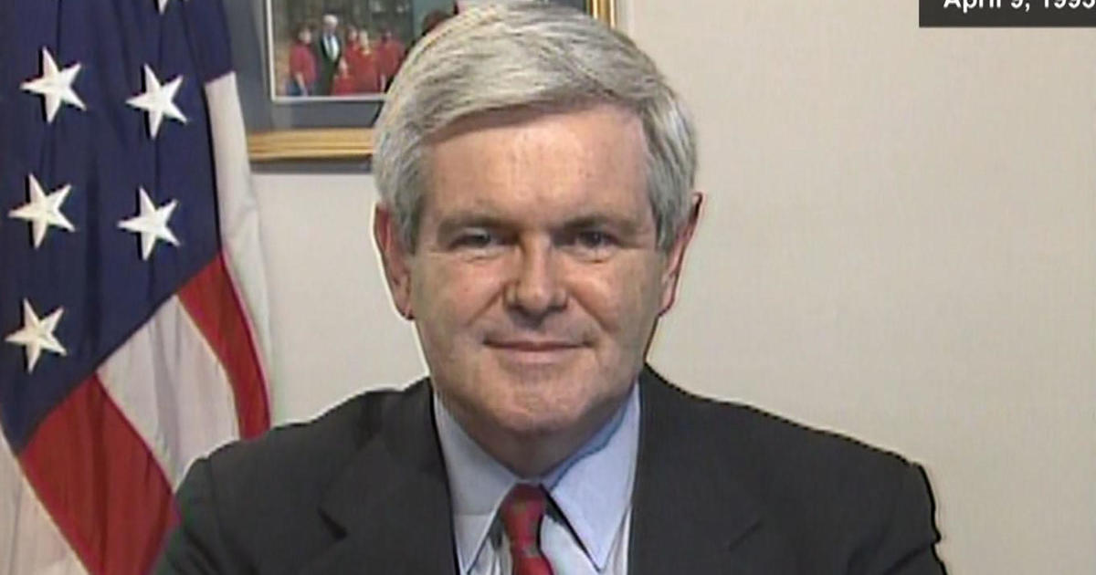 From the archives: House Speaker Newt Gingrich discusses the “Contract with America”