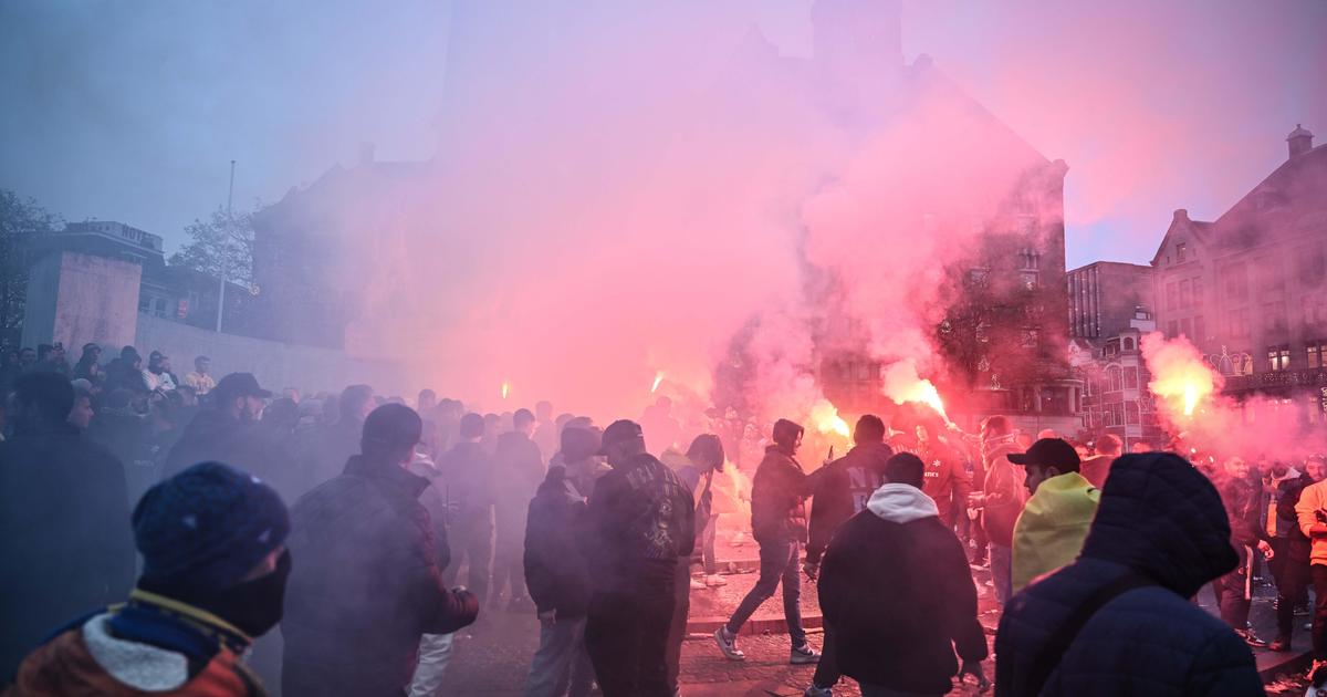 Israeli soccer fans attacked in Amsterdam, with five reportedly hospitalized and dozens of suspects arrested