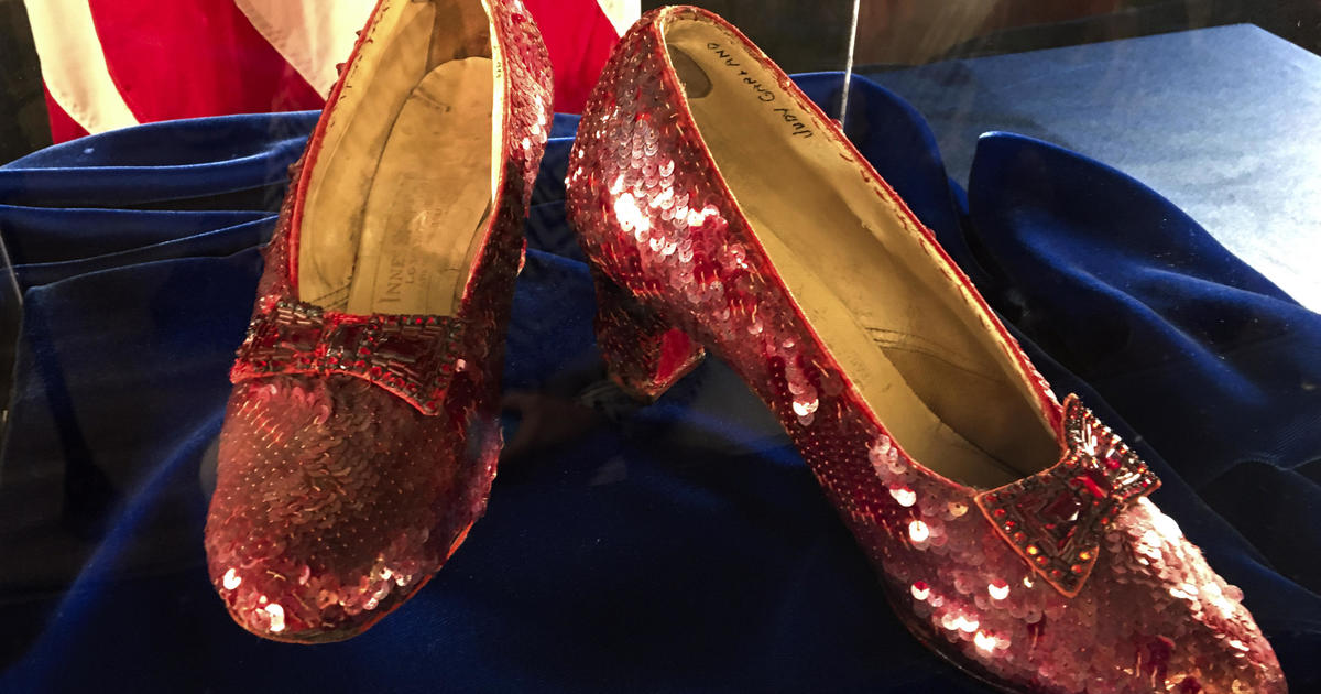 Judy Garland’s “Wizard of Oz” ruby slippers up for auction 19 years after they were stolen