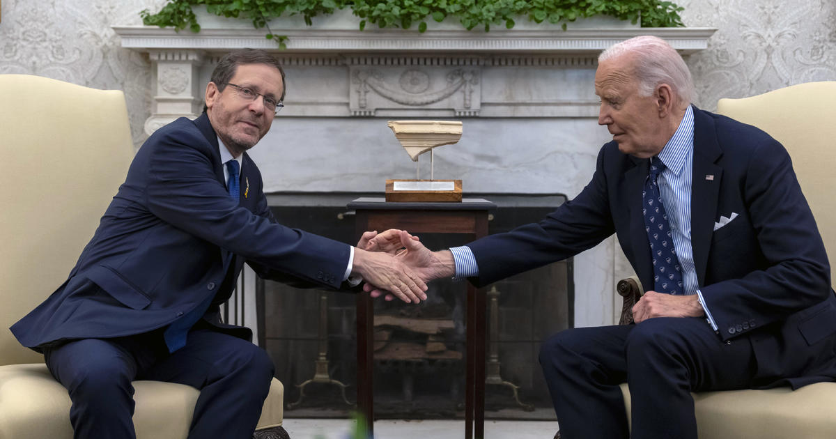 Biden meets with Israel’s Herzog on Middle East conflict, humanitarian aid to Gaza