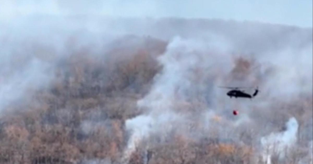 Deadly New York-New Jersey wildfire about 50% contained