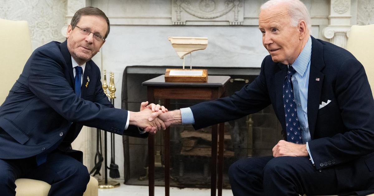 Herzog denounces Iran’s “evil empire” during Biden meeting