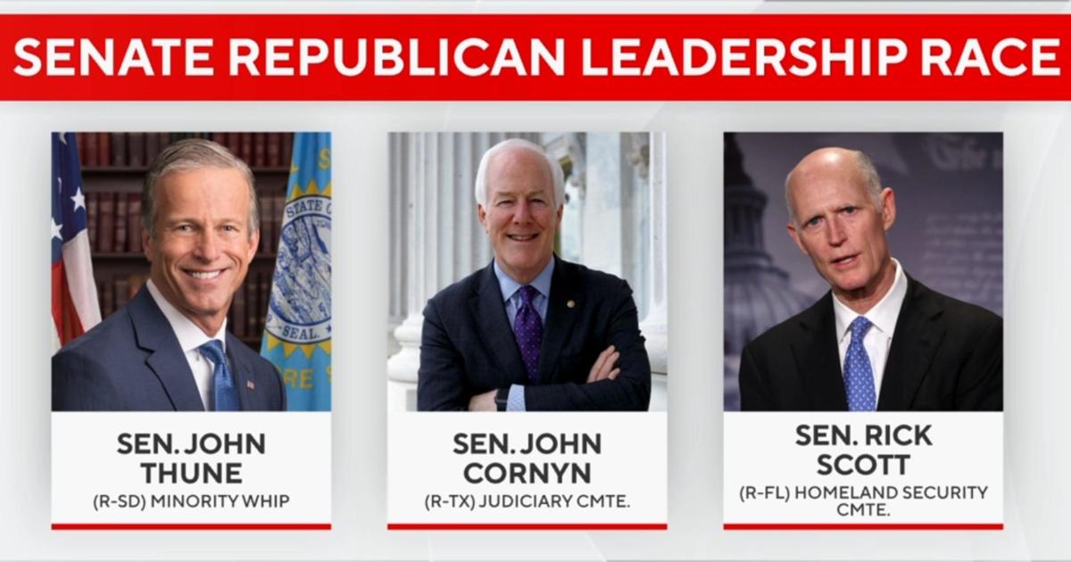 Rick Scott, John Thune and John Cornyn up for Senate leader