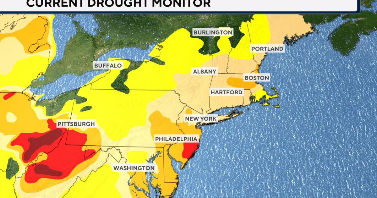 Maps show drought and fire conditions in Northeast states