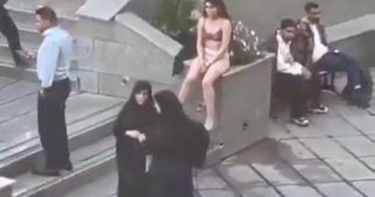 Iran reportedly arrests female university student who stripped to her underwear in protest